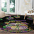 Happy And Delicious Mardi Gras Round Carpet King Cake And Luxury Beadeds