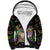 Happy And Delicious Mardi Gras Sherpa Hoodie King Cake And Luxury Beadeds - Wonder Print Shop