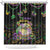 Happy And Delicious Mardi Gras Shower Curtain King Cake And Luxury Beadeds