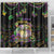 Happy And Delicious Mardi Gras Shower Curtain King Cake And Luxury Beadeds
