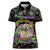 Happy And Delicious Mardi Gras Women Polo Shirt King Cake And Luxury Beadeds - Wonder Print Shop
