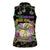 Happy And Delicious Mardi Gras Women Sleeveless Polo Shirt King Cake And Luxury Beadeds - Wonder Print Shop