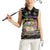 Happy And Delicious Mardi Gras Women Sleeveless Polo Shirt King Cake And Luxury Beadeds - Wonder Print Shop