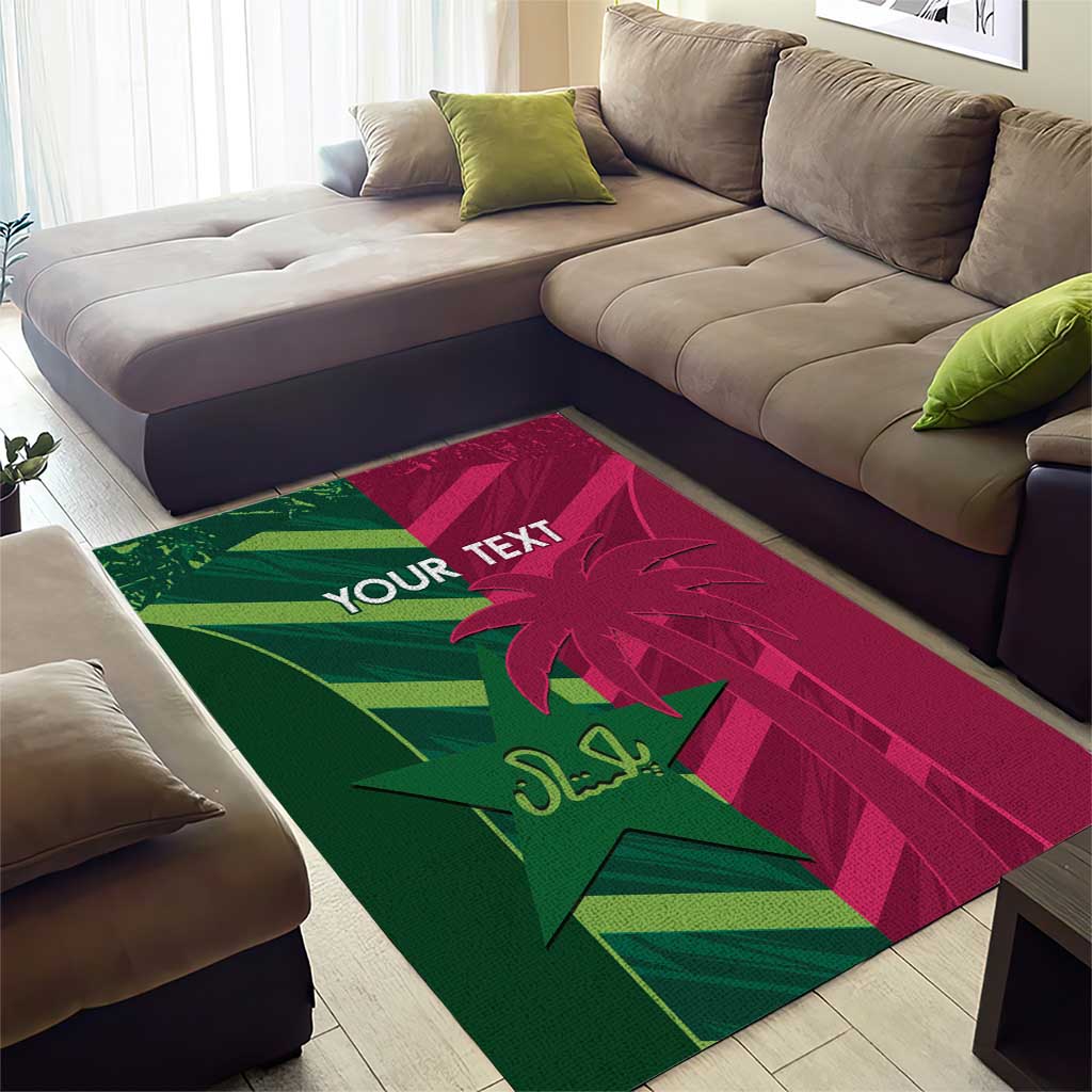 Custom West Indies And Pakistan Cricket Area Rug 2025 Windies Shaheens Together - Wonder Print Shop