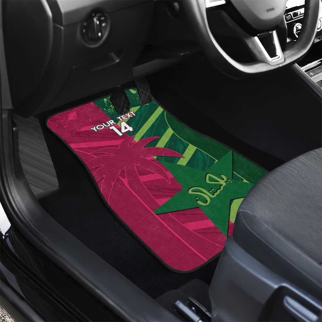 Custom West Indies And Pakistan Cricket Car Mats 2025 Windies Shaheens Together - Wonder Print Shop