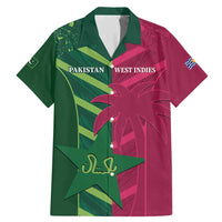 Custom West Indies And Pakistan Cricket Family Matching Mermaid Dress and Hawaiian Shirt 2025 Windies Shaheens Together - Wonder Print Shop