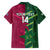 Custom West Indies And Pakistan Cricket Family Matching Off Shoulder Maxi Dress and Hawaiian Shirt 2025 Windies Shaheens Together - Wonder Print Shop