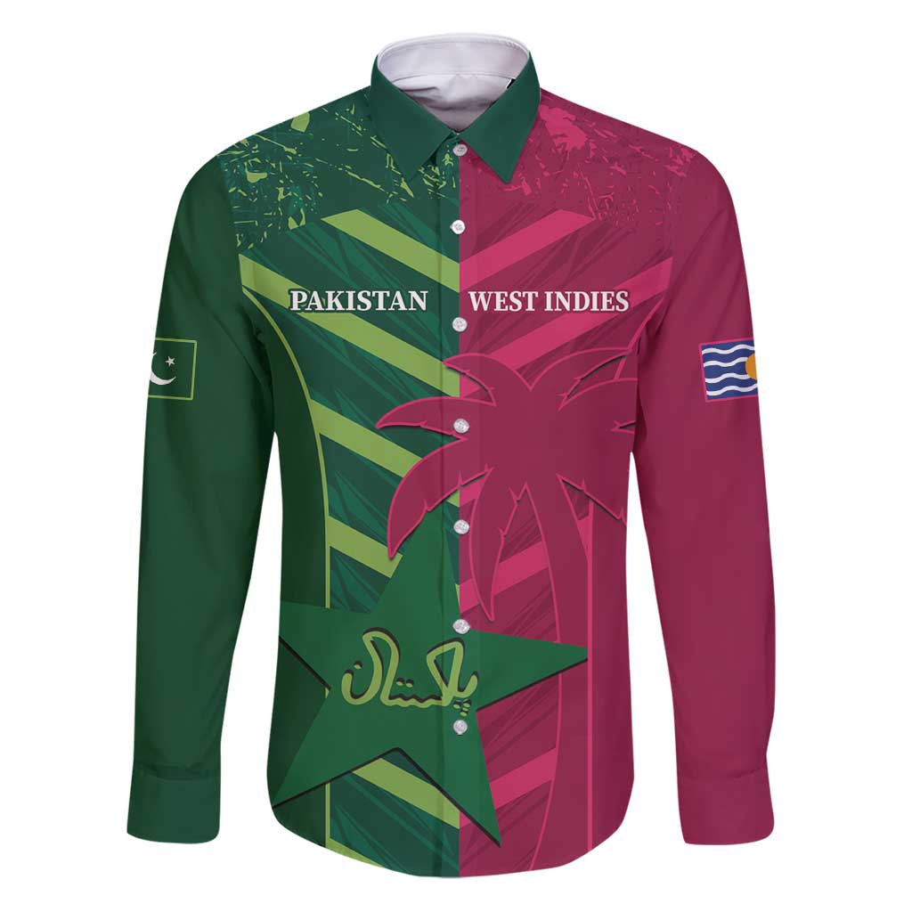 Custom West Indies And Pakistan Cricket Family Matching Puletasi and Hawaiian Shirt 2025 Windies Shaheens Together - Wonder Print Shop