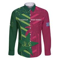 Custom West Indies And Pakistan Cricket Family Matching Puletasi and Hawaiian Shirt 2025 Windies Shaheens Together - Wonder Print Shop