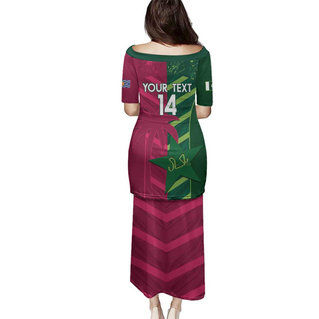 Custom West Indies And Pakistan Cricket Family Matching Puletasi and Hawaiian Shirt 2025 Windies Shaheens Together - Wonder Print Shop