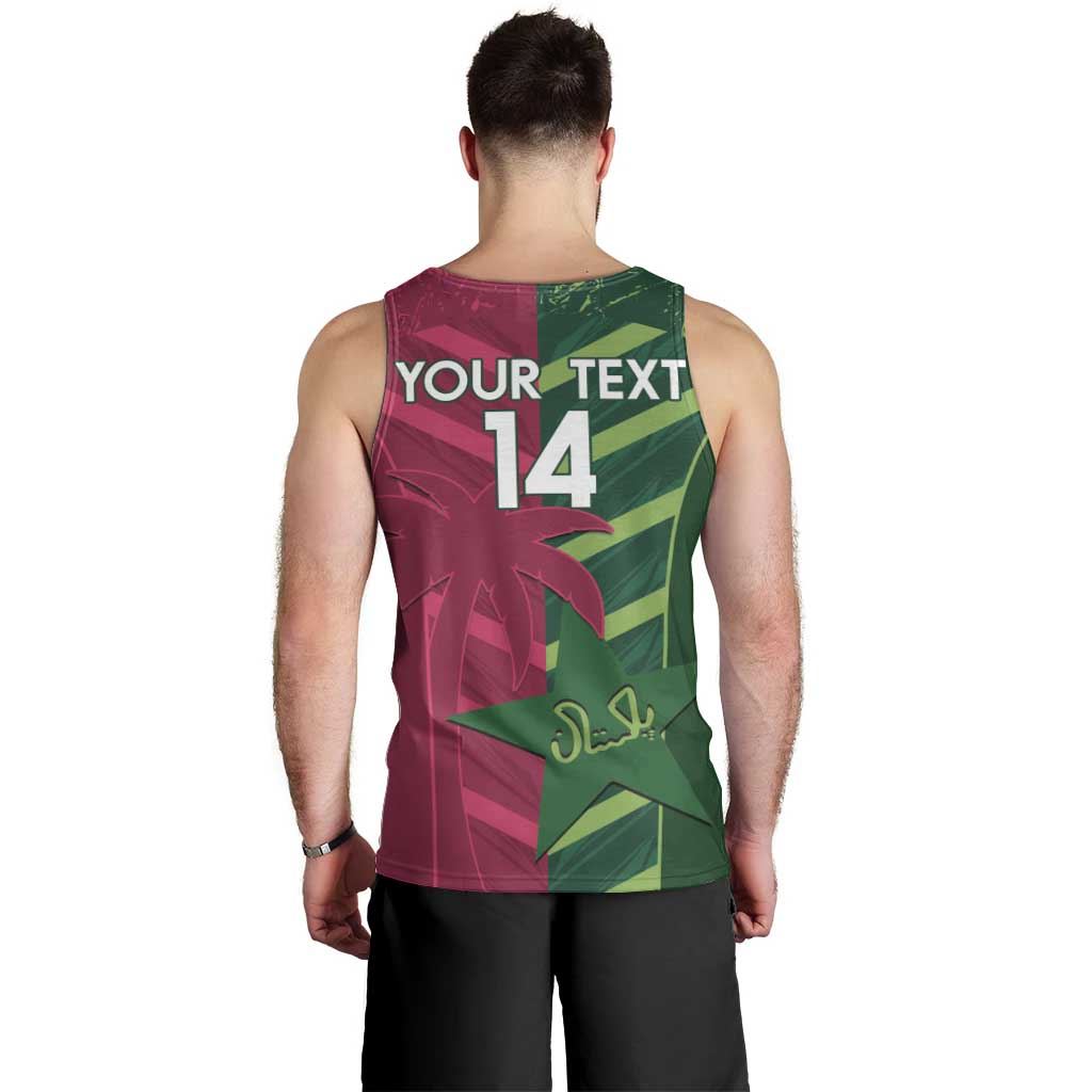 Custom West Indies And Pakistan Cricket Men Tank Top 2025 Windies Shaheens Together - Wonder Print Shop