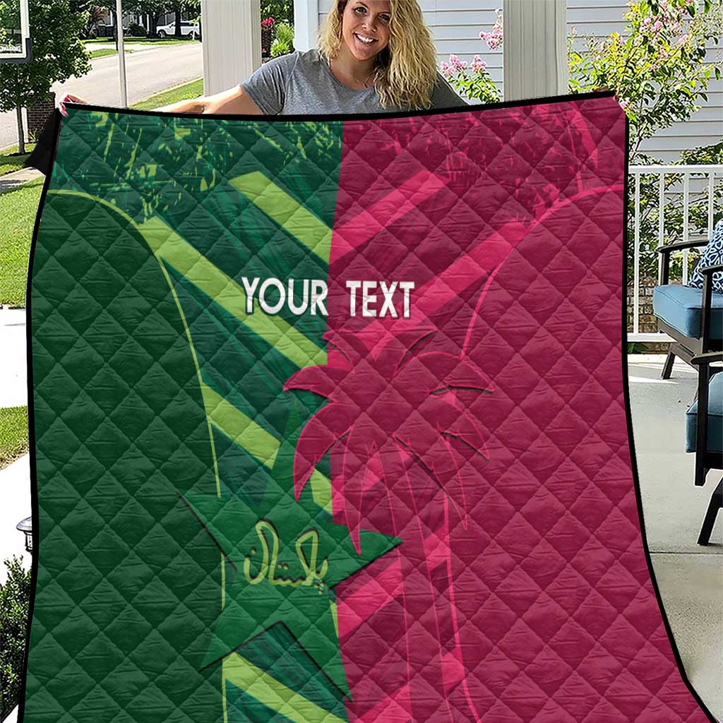 Custom West Indies And Pakistan Cricket Quilt 2025 Windies Shaheens Together - Wonder Print Shop