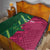 Custom West Indies And Pakistan Cricket Quilt 2025 Windies Shaheens Together - Wonder Print Shop
