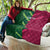 Custom West Indies And Pakistan Cricket Quilt 2025 Windies Shaheens Together - Wonder Print Shop