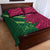 Custom West Indies And Pakistan Cricket Quilt Bed Set 2025 Windies Shaheens Together - Wonder Print Shop
