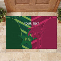 Custom West Indies And Pakistan Cricket Rubber Doormat 2025 Windies Shaheens Together - Wonder Print Shop