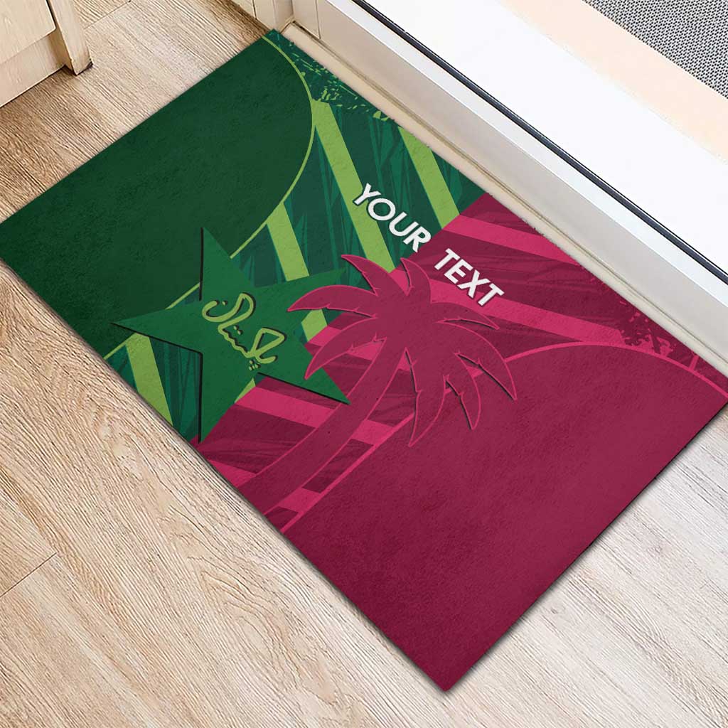 Custom West Indies And Pakistan Cricket Rubber Doormat 2025 Windies Shaheens Together - Wonder Print Shop
