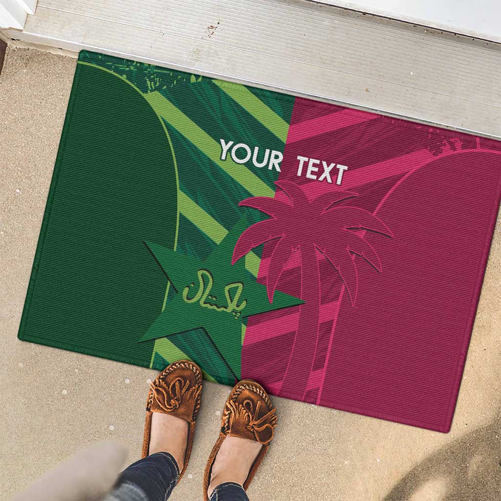 Custom West Indies And Pakistan Cricket Rubber Doormat 2025 Windies Shaheens Together - Wonder Print Shop