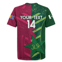 Custom West Indies And Pakistan Cricket Rugby Jersey 2025 Windies Shaheens Together - Wonder Print Shop