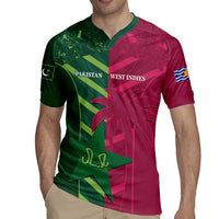 Custom West Indies And Pakistan Cricket Rugby Jersey 2025 Windies Shaheens Together - Wonder Print Shop