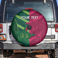 Custom West Indies And Pakistan Cricket Spare Tire Cover 2025 Windies Shaheens Together - Wonder Print Shop