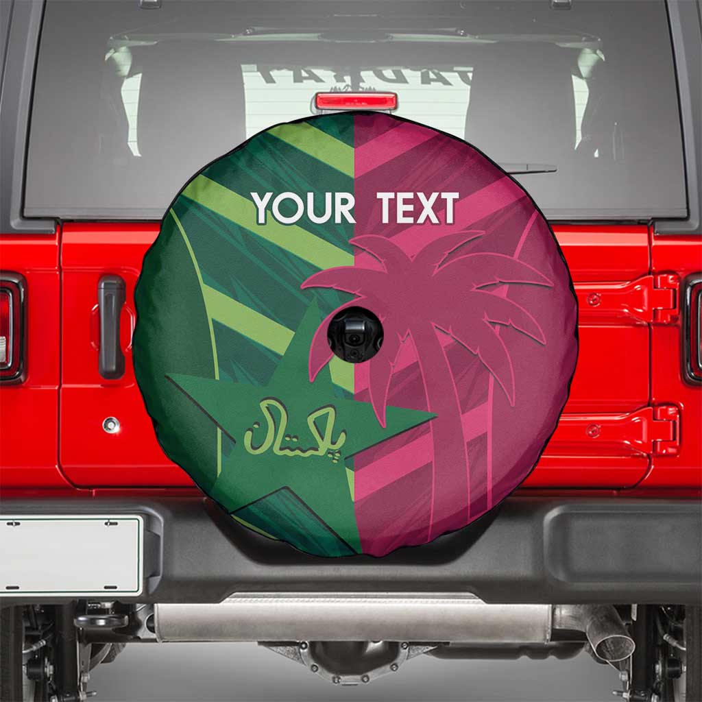 Custom West Indies And Pakistan Cricket Spare Tire Cover 2025 Windies Shaheens Together - Wonder Print Shop