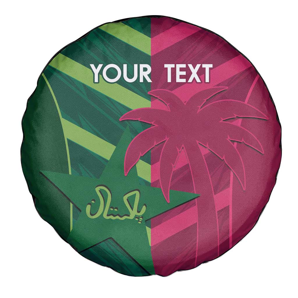 Custom West Indies And Pakistan Cricket Spare Tire Cover 2025 Windies Shaheens Together - Wonder Print Shop