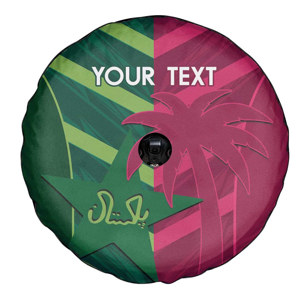 Custom West Indies And Pakistan Cricket Spare Tire Cover 2025 Windies Shaheens Together - Wonder Print Shop