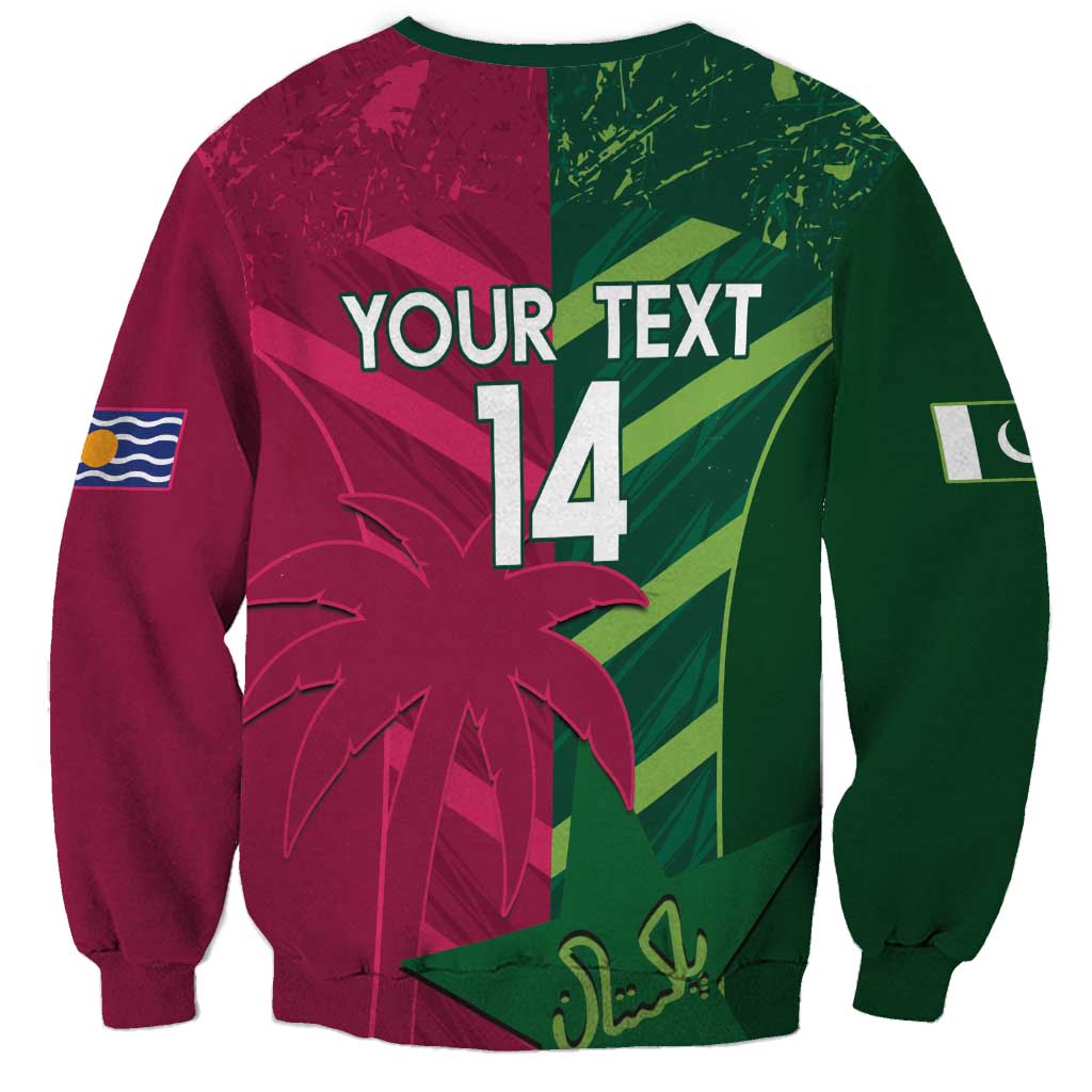 Custom West Indies And Pakistan Cricket Sweatshirt 2025 Windies Shaheens Together - Wonder Print Shop