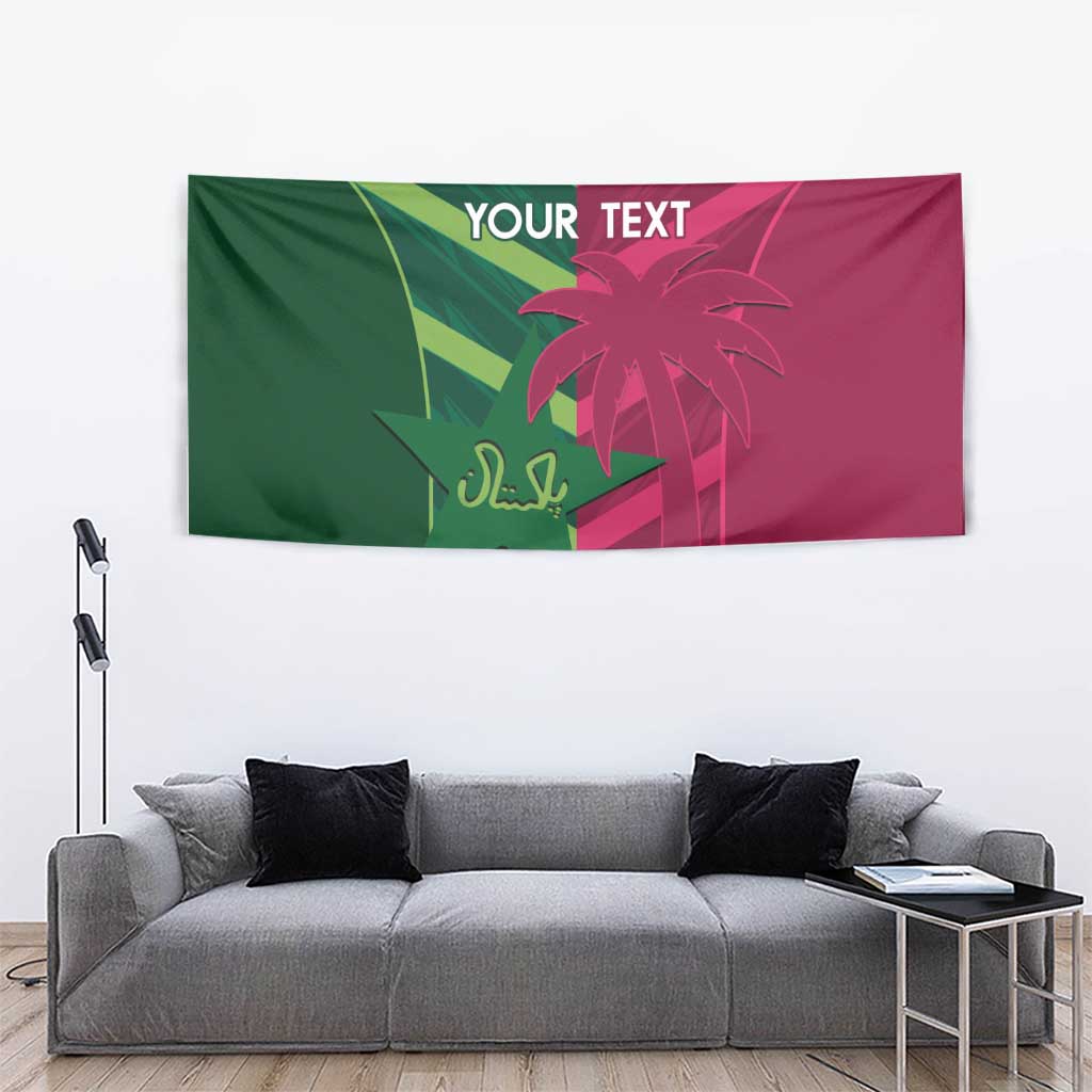 Custom West Indies And Pakistan Cricket Tapestry 2025 Windies Shaheens Together - Wonder Print Shop