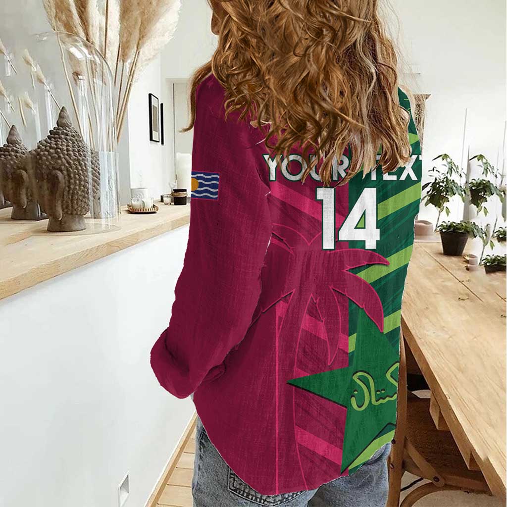 Custom West Indies And Pakistan Cricket Women Casual Shirt 2025 Windies Shaheens Together - Wonder Print Shop
