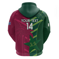 Custom West Indies And Pakistan Cricket Zip Hoodie 2025 Windies Shaheens Together - Wonder Print Shop