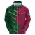 Custom West Indies And Pakistan Cricket Zip Hoodie 2025 Windies Shaheens Together - Wonder Print Shop