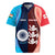 Custom India And England Cricket Rugby Jersey 2025 Men In Blue Three Lions Together - Wonder Print Shop