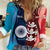 Custom India And England Cricket Women Casual Shirt 2025 Men In Blue Three Lions Together - Wonder Print Shop