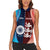 Custom India And England Cricket Women Sleeveless Polo Shirt 2025 Men In Blue Three Lions Together - Wonder Print Shop