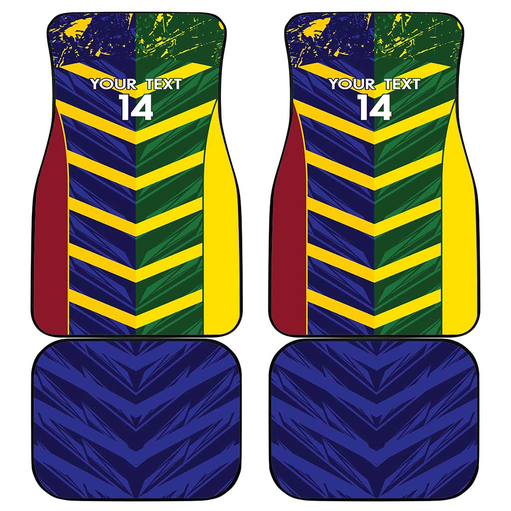 Custom Sri Lanka And Australia Cricket Car Mats 2025 The Lions Baggy Greens Together - Wonder Print Shop
