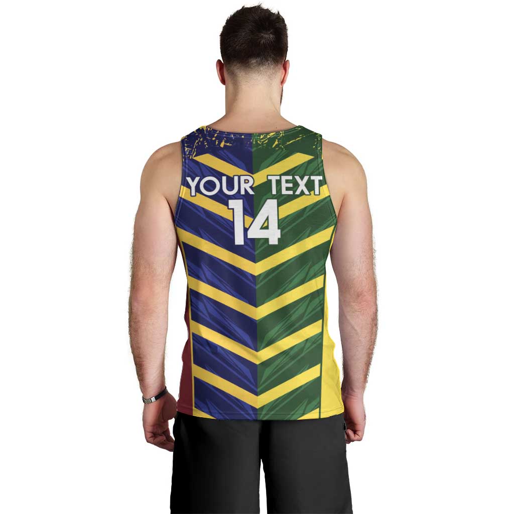 Custom Sri Lanka And Australia Cricket Men Tank Top 2025 The Lions Baggy Greens Together - Wonder Print Shop