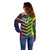 Custom Sri Lanka And Australia Cricket Off Shoulder Sweater 2025 The Lions Baggy Greens Together - Wonder Print Shop