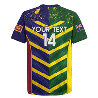 Custom Sri Lanka And Australia Cricket Rugby Jersey 2025 The Lions Baggy Greens Together - Wonder Print Shop