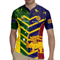 Custom Sri Lanka And Australia Cricket Rugby Jersey 2025 The Lions Baggy Greens Together - Wonder Print Shop
