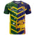 Custom Sri Lanka And Australia Cricket T Shirt 2025 The Lions Baggy Greens Together - Wonder Print Shop