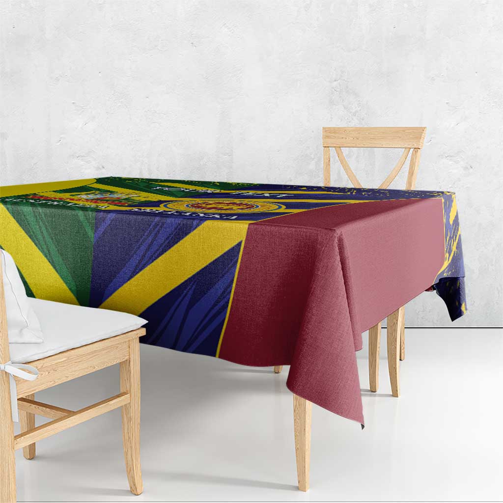 Custom Sri Lanka And Australia Cricket Tablecloth 2025 The Lions Baggy Greens Together - Wonder Print Shop