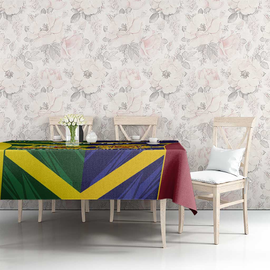 Custom Sri Lanka And Australia Cricket Tablecloth 2025 The Lions Baggy Greens Together - Wonder Print Shop