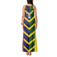 Custom Sri Lanka And Australia Cricket Tank Maxi Dress 2025 The Lions Baggy Greens Together - Wonder Print Shop