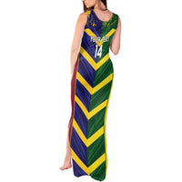 Custom Sri Lanka And Australia Cricket Tank Maxi Dress 2025 The Lions Baggy Greens Together - Wonder Print Shop