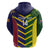 Custom Sri Lanka And Australia Cricket Zip Hoodie 2025 The Lions Baggy Greens Together - Wonder Print Shop
