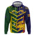 Custom Sri Lanka And Australia Cricket Zip Hoodie 2025 The Lions Baggy Greens Together - Wonder Print Shop