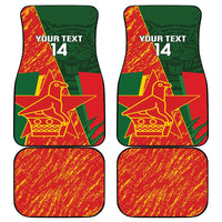Custom Bangladesh And Zimbabwe Cricket Car Mats 2025 Tigers Chevrons Together - Wonder Print Shop