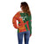 Custom Bangladesh And Zimbabwe Cricket Off Shoulder Sweater 2025 Tigers Chevrons Together - Wonder Print Shop